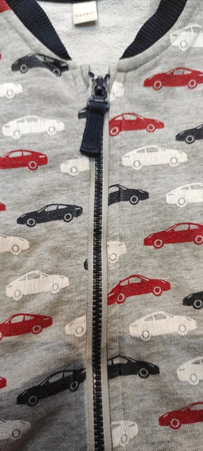 Veste zippée 🚗 Esprit 18 mois 86 cm - photo numéro 4