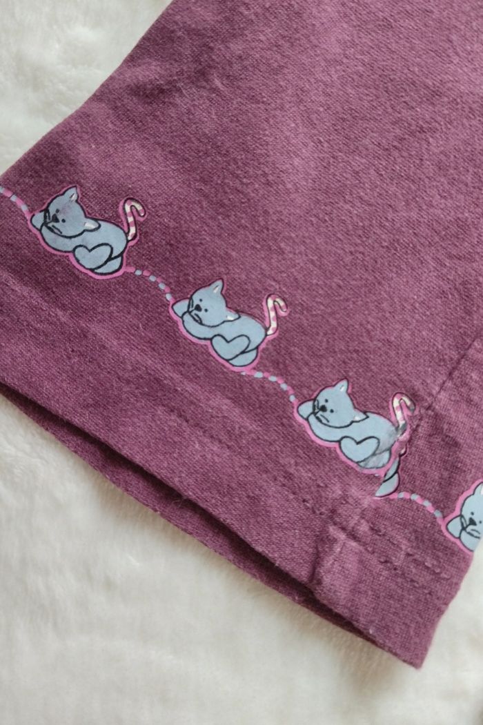 Ensemble Sweat bleu et pantalon bordeaux, Taille 18 mois - photo numéro 8