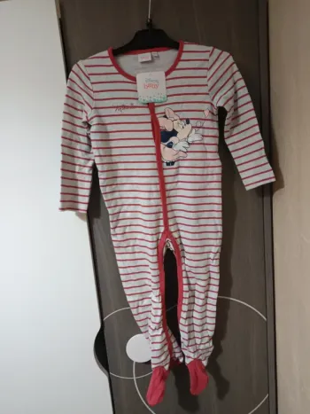 Pyjama rayures Minnie 36 mois