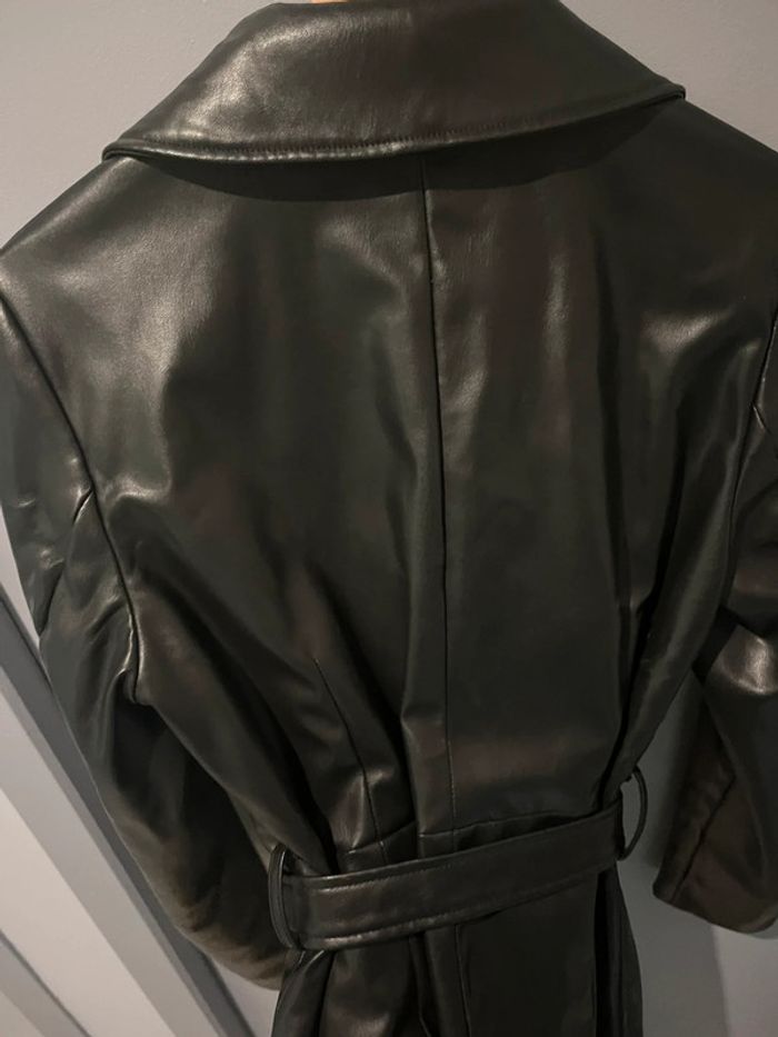 trench simili cuir - photo numéro 5
