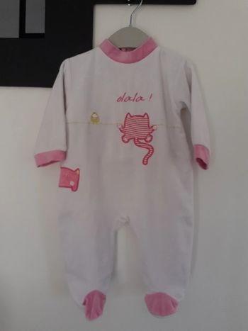 Grenouillère pyjama fille 6 mois - Tricky Tracks