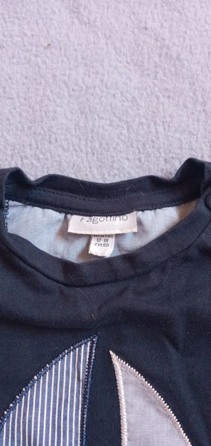 Tee-shirts Fagottino taille 12-18 mois 80cm - photo numéro 2