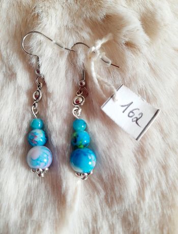 Boucles d'oreilles turquoise