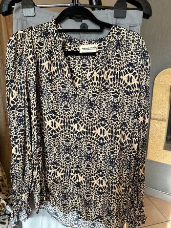 Chemise Banditas beige et marine