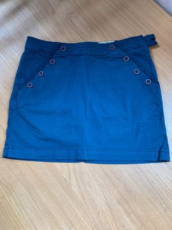 Jupe bleue taille 36 les voiles de saint tropez