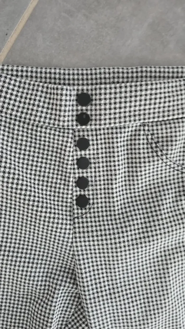 Pantalon chino à carreaux - photo numéro 2