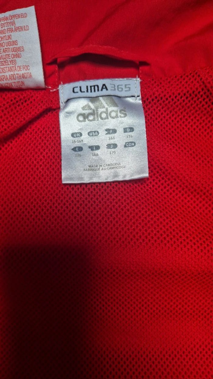 Veste Adidas zippée climat 365 rouge - photo numéro 11