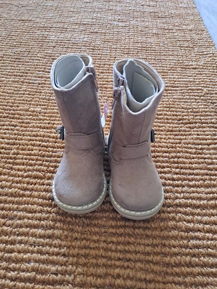 Bottes fille Betty Boop neuves 20 taupe marron - photo numéro 3