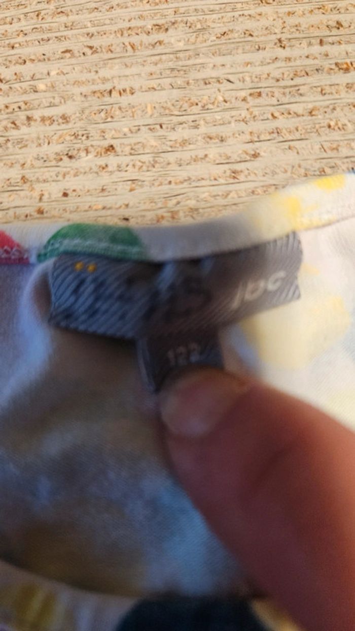 Robe d été courte à bretelles blanche avec points colorés, JBC, 7 ans - photo numéro 5