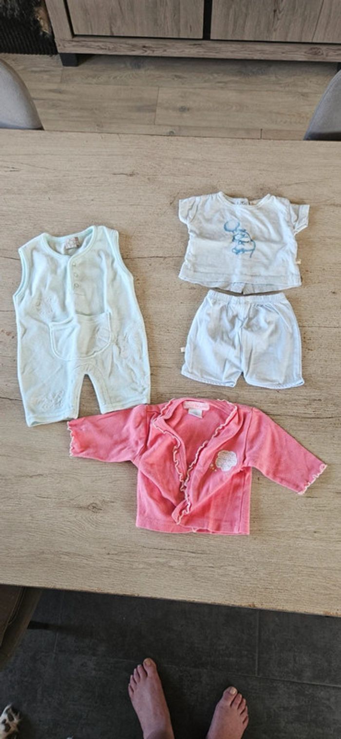 Lot de 11 pièces de taille 1 mois, fille Noukie s, Catimini, - photo numéro 6