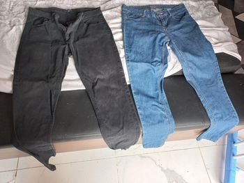 lot de 2 jeans femme taille 42