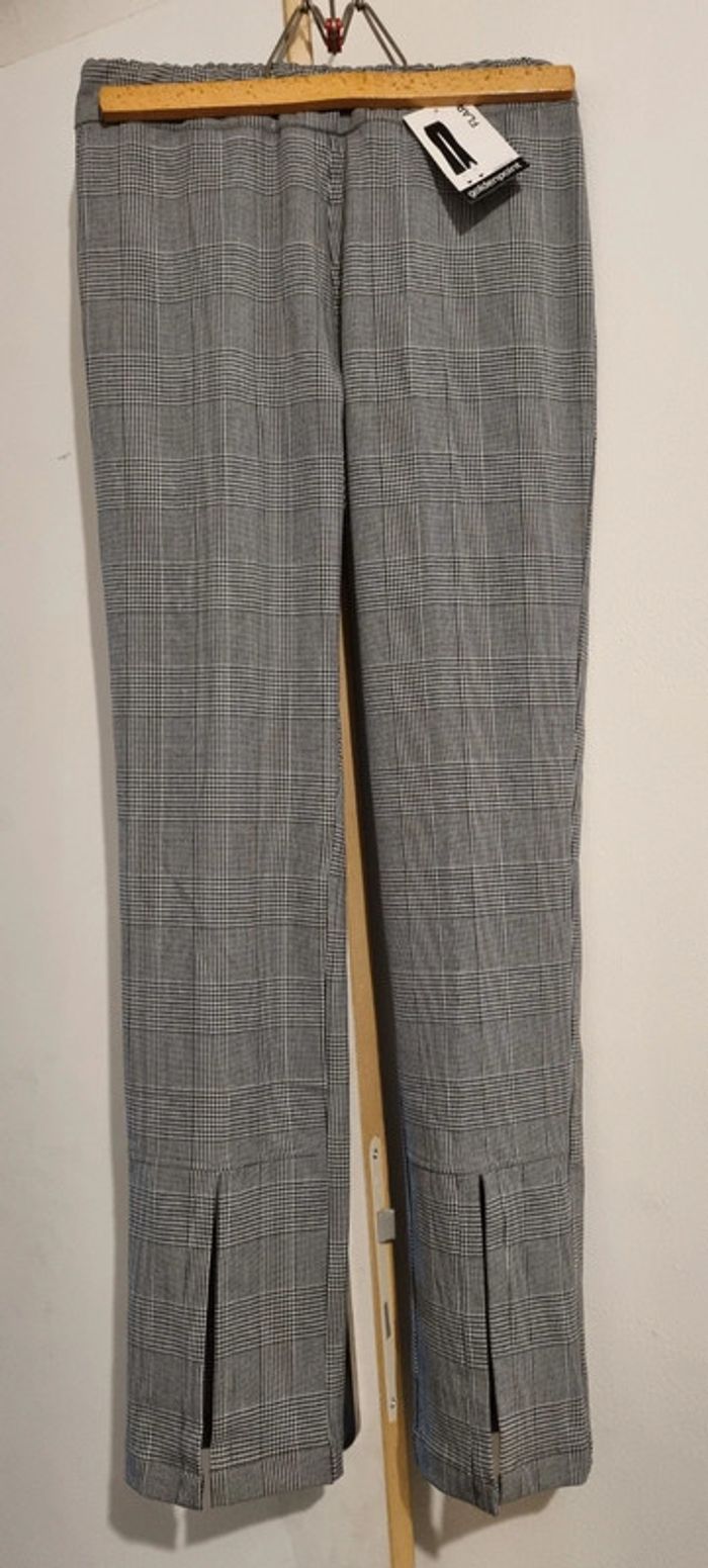 Pantalon gris flare S Goldenpoint