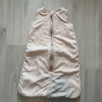 Gigoteuse naissance beige velours 50-62 cm mixte – idéale maternité 