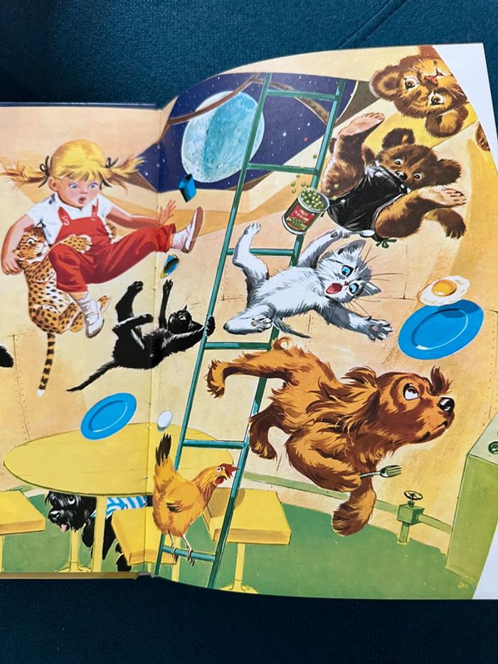 Livre album rare vintage Hachette album Pierre Probst Caroline sur la Lune espace - photo numéro 3