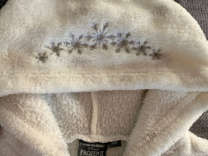 Combinaison/Surpyjama Polaire La reine des neiges 3 ans - photo numéro 4