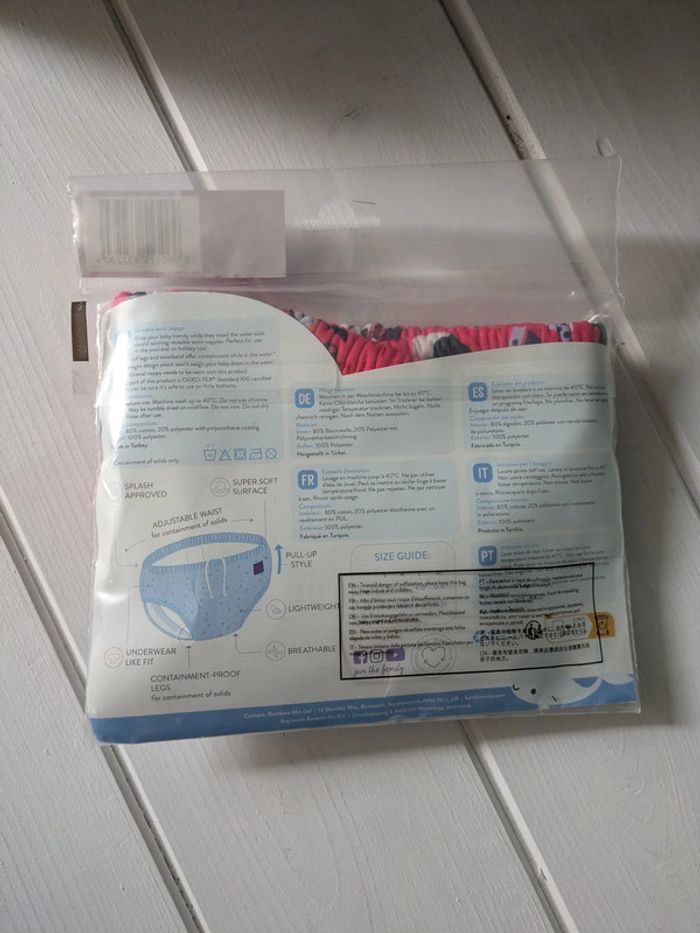 Bambino Mio couche réutilisable de bain XL macareux (3) - photo numéro 2