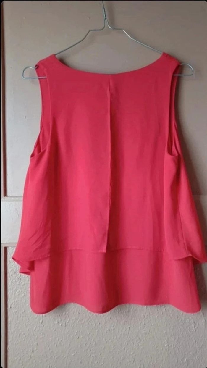 Débardeur rouge mango taille 34 - photo numéro 4