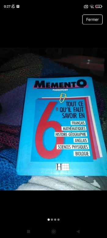 Le guide de l'année 6eme