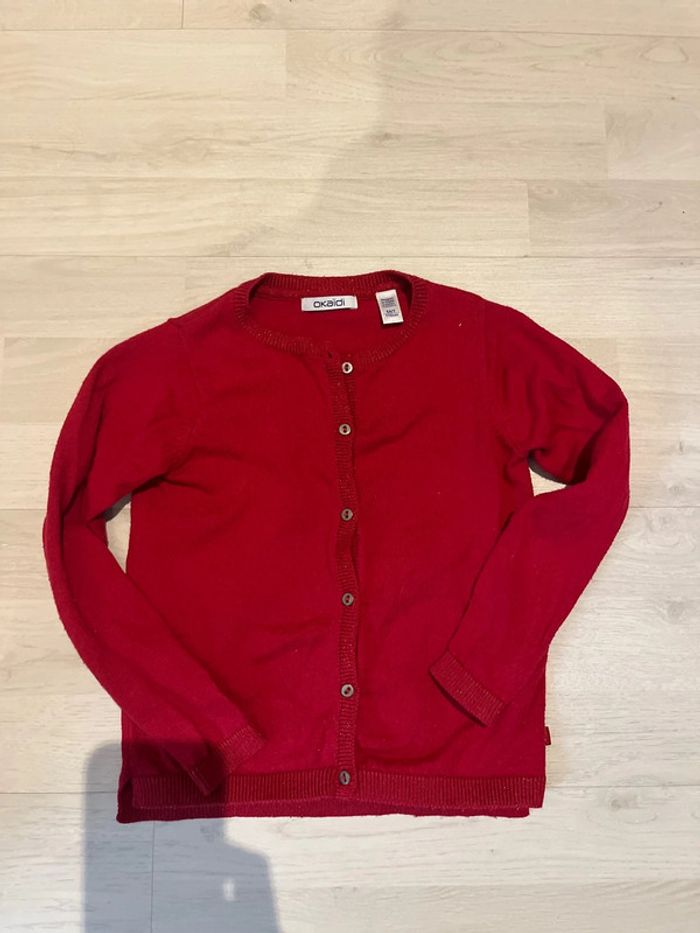 Gilet rouge brillant