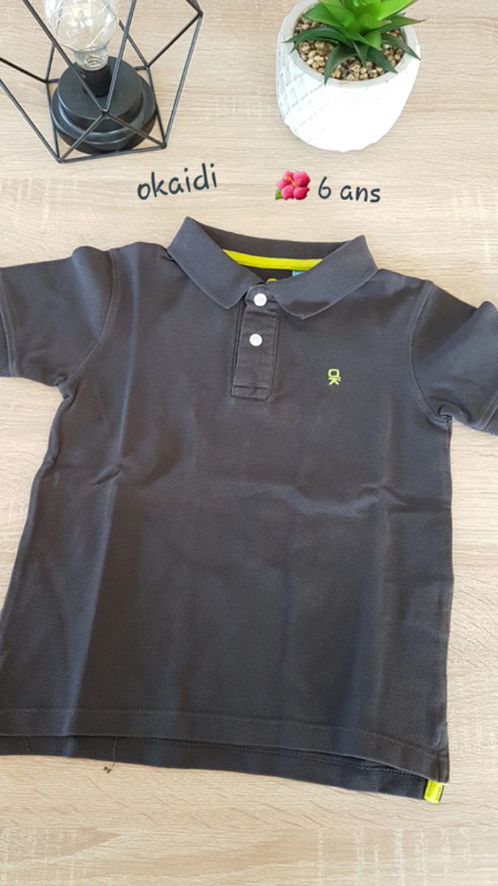 Polo okaidi 6 ans