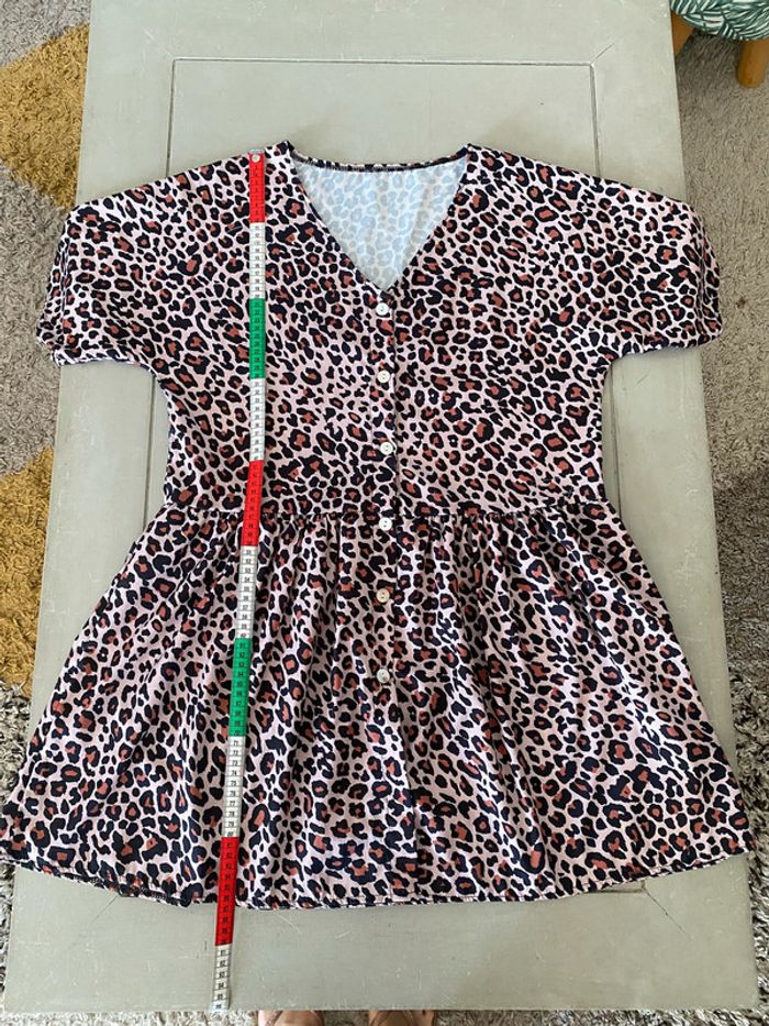 Robe d'été léopard style baby doll taille M - photo numéro 11