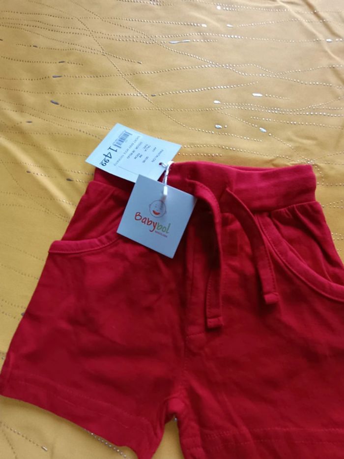 Short mixte Babybol 3 mois 62 cm - photo numéro 3