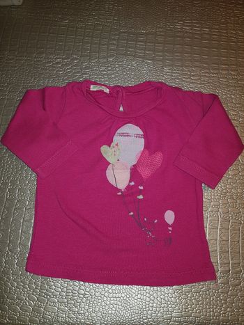 T-shirt manches longues Benetton baby 3 mois