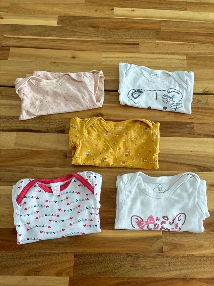 Lot de 5 bodies manches longues