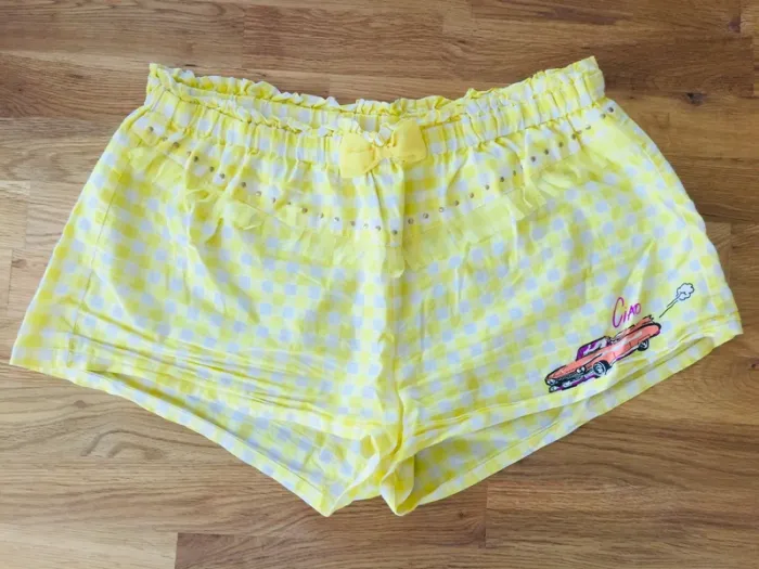 Pyja-short jaune