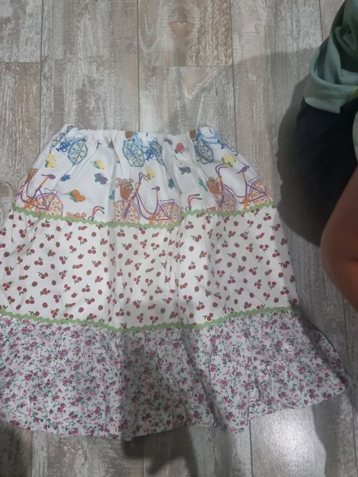 Jupe fait main #orianablfille10ans - photo numéro 3
