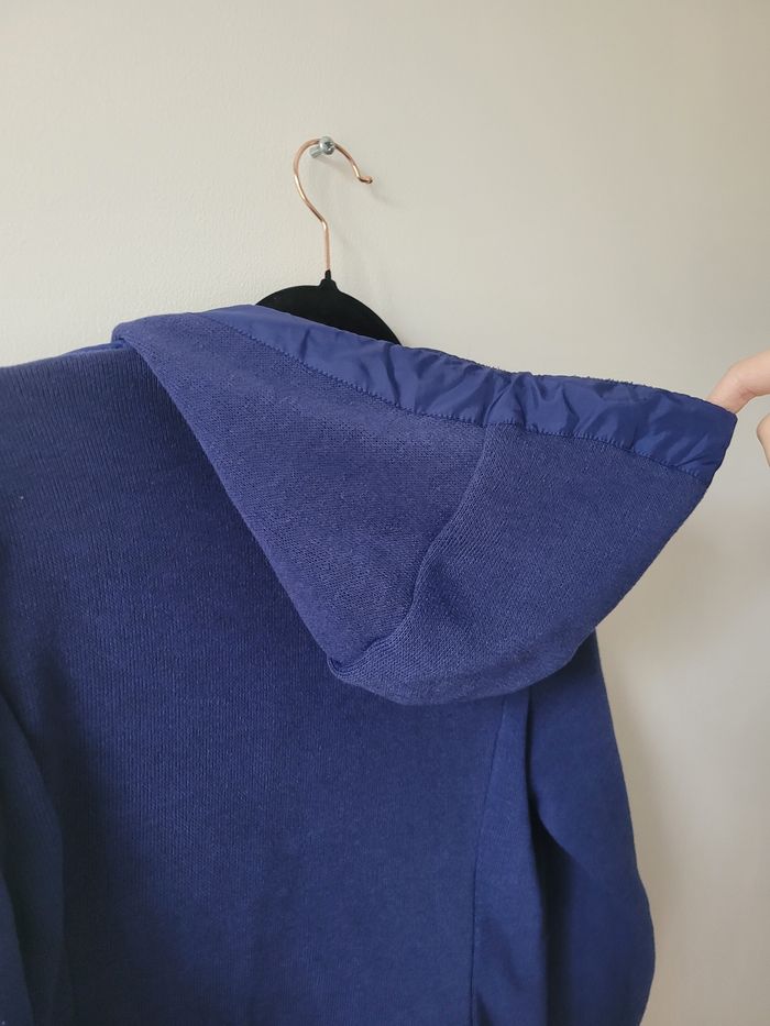 Gilet polaire Quechua bleu marine M – à capuche, matelassé chaud et léger - photo numéro 6