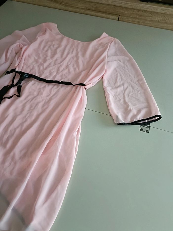 Robe rose taille 2 doublée - photo numéro 6