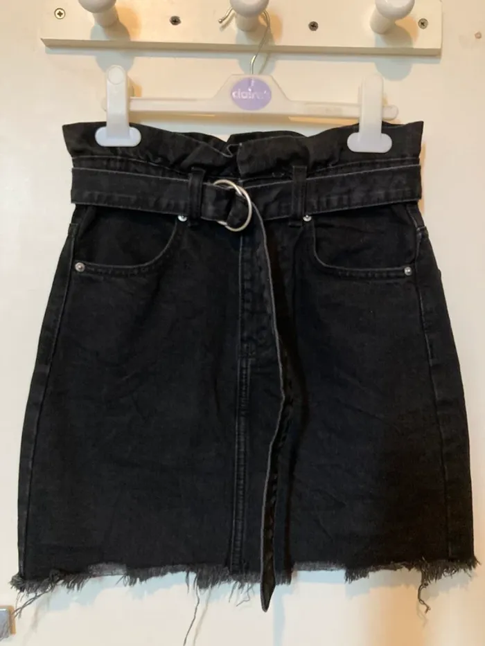 Minijupe Jean Taille Haute