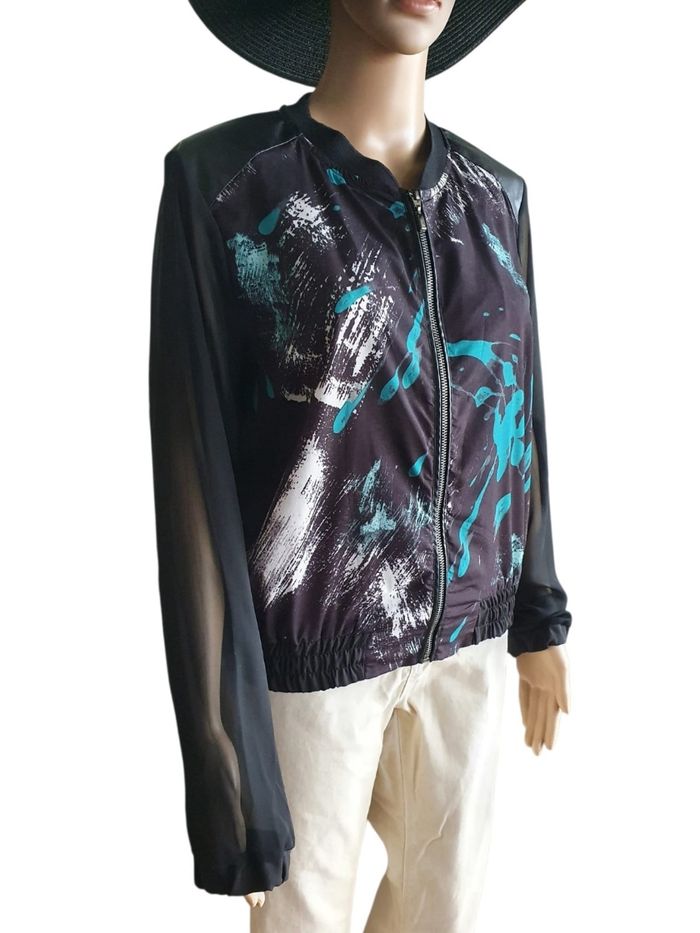 Veste Bomber Chic Bimatière - Julie Guerlande - Taille 40
- photo numéro 3