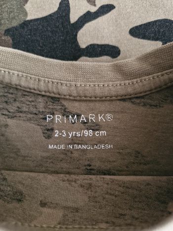 🎯 T-shirt garçon - Primark - Taille 2/3 ans - Coton