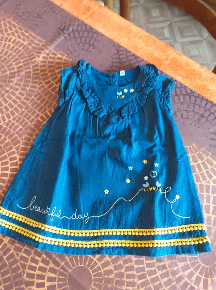 ensemble robe et tee shirt fille 6 mois plus