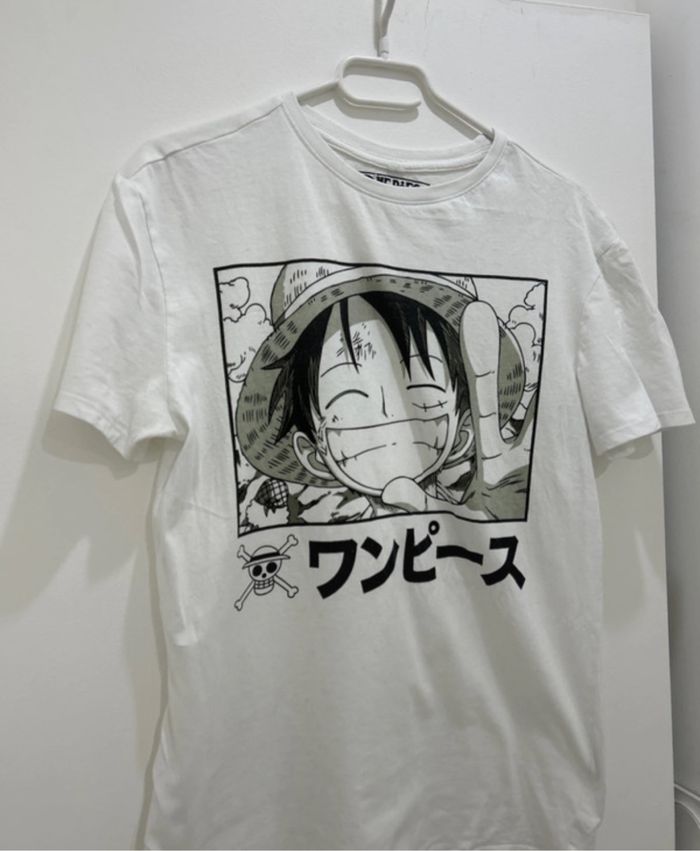 T-shirt One Piece blanc taille S - photo numéro 2