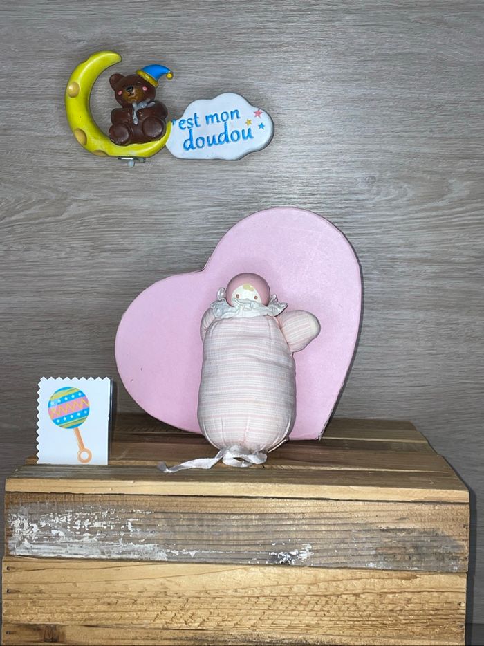 SOL295 doudou hochet pain d’épices