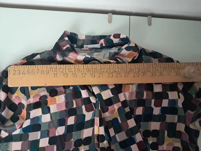 Cop copine haut blouse motifs vintage T.36 en tbe - photo numéro 13