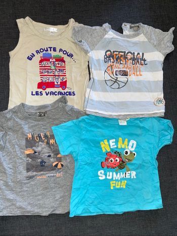 4 t-shirts
