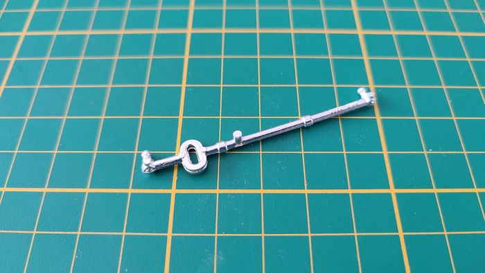 Axe de roue avant pièce détachée miniature Burago Mercedes 300 SL 1954 1/18 1/18e #B16