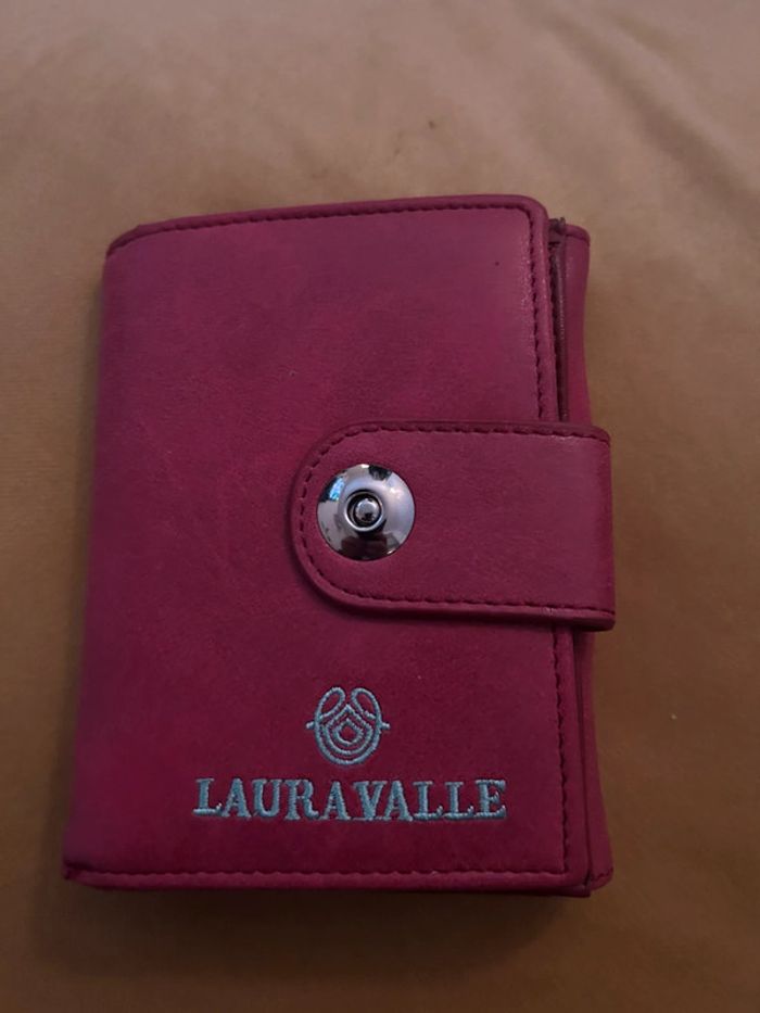 Porte feuille lauravalle cuir produit neuf