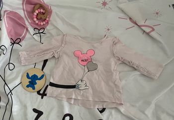 T-shirt manches longues bébé fille