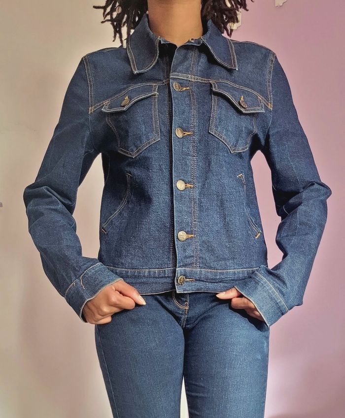 Veste en jean vintage Jennyfer - photo numéro 2
