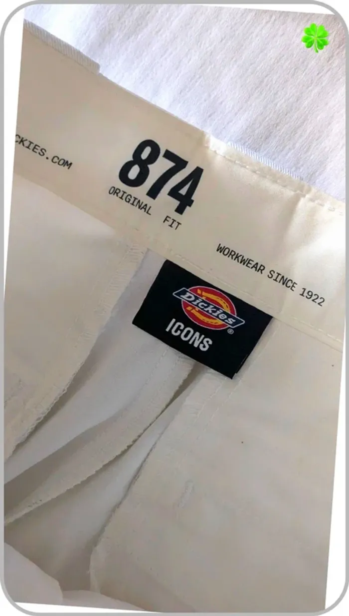 Chino blanc Dickies 874 homme 38 - photo numéro 6