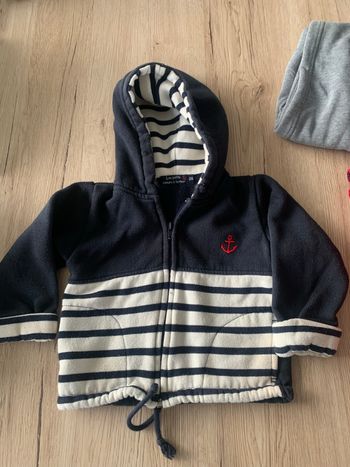 Gilet marin garçon 2ans