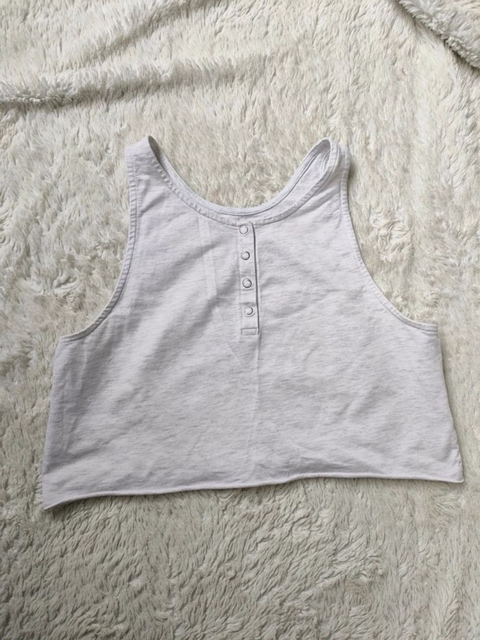 *Crop top gris
