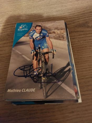 Coureurs cyclismes Mathieu Claude 