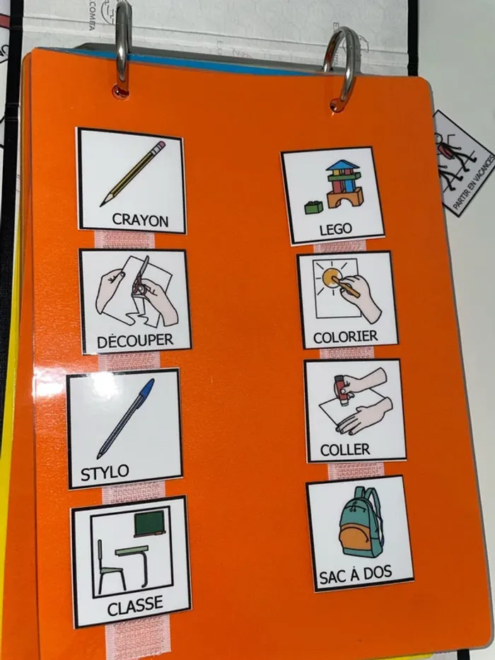 Mini Classeur de communication avec  +80 pictogrammes. - photo numéro 4