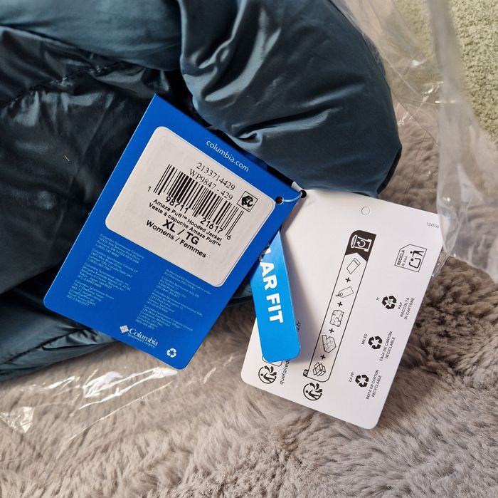 Doudoune Columbia bleu sarcelle Neuve XL - photo numéro 6